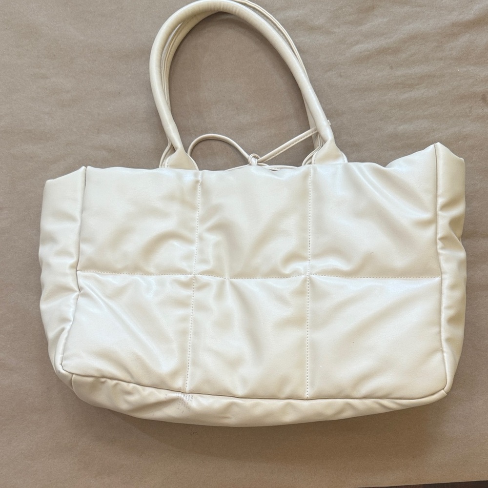 Ulta Beauty Cream Tote Bag
